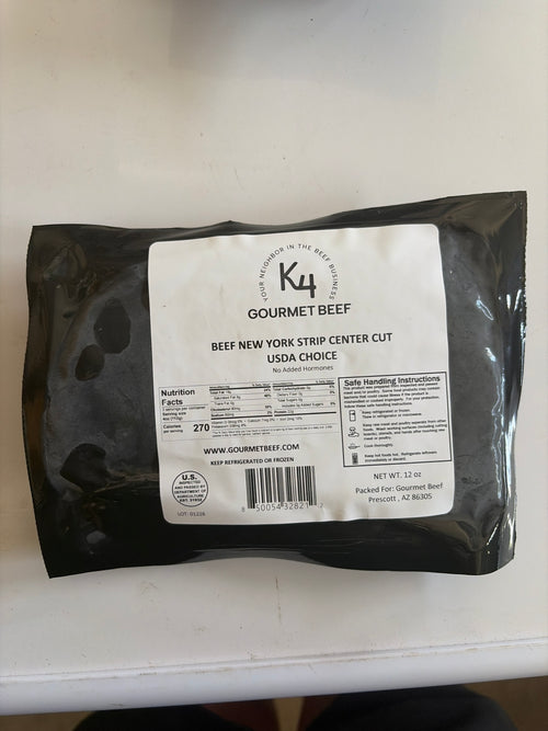 12 oz New York Strip Steak (USDA Choice)