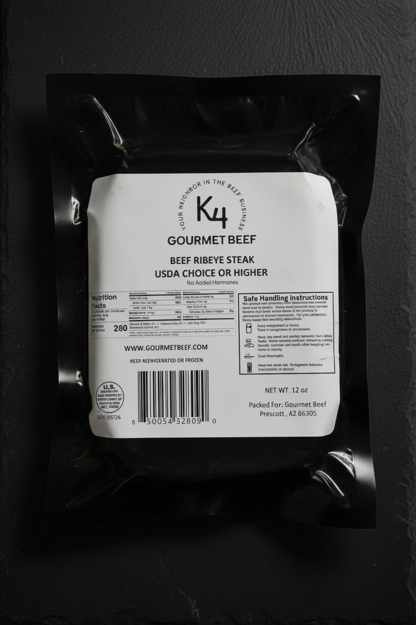 12 oz Rib Eye Steak (USDA Choice)